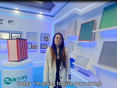 YANING لامینر جریان هوا هود محوطه ترمینال اتاق تمیز بهترین فیلتر سازی فیبرگلاس 99.995٪ 0.3micro