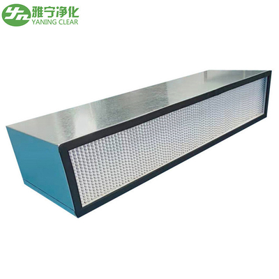 فیلتر هوای اتاق تمیز 0.3 میکرون طراحی سفارشی Deep Pleat Hepa H13 H14 Ulpa U15