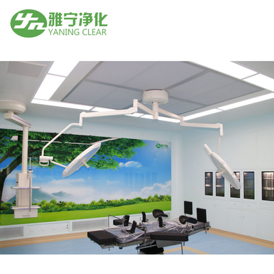 YANING حرفه ای صفحه دیواری سفارشی بیمارستان نصب سریع ماژولار اتاق عمل تئاتر صفحه دیواری ماژولار راه حل