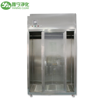 Class 100 Laminar Flow Clean Wardrobe / Clean Locker 304 SS For Clean Room Suit