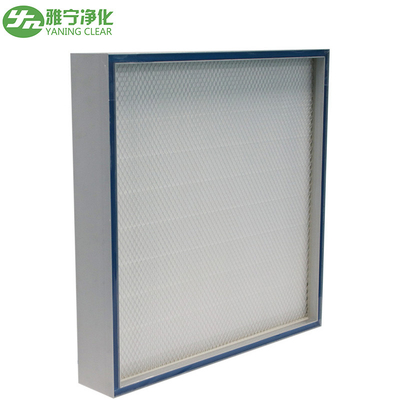 فیلتر تصفیه هوا HEPA 24'X24'X12'، فیلتر HEPA با دمای بالا با مهر و موم مخزن بالایی