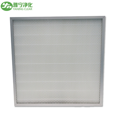 فیلتر هوای Mini Pleat HEPA جایگزین فیلتر HEPA H13 با قاب گالوانیزه