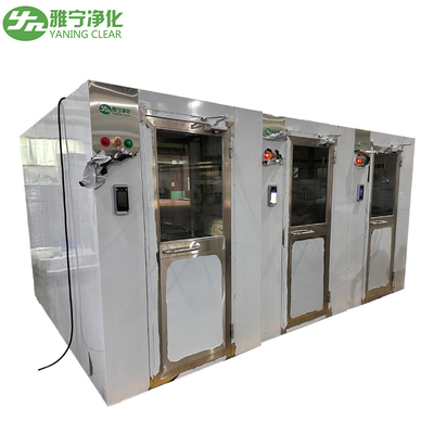 اتاق دوش هوای اتاق تمیز YANING ISO14644 قفل برقی استاندارد