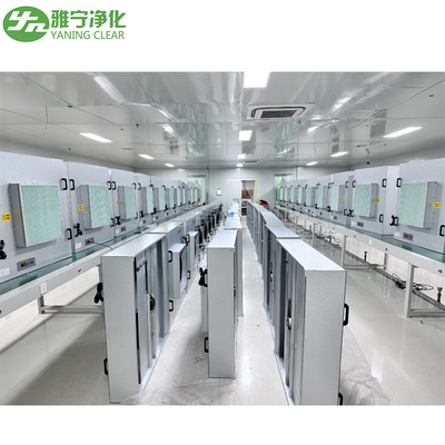 YANING HVAC Dust Contamination فیلتراسیون خوب اتاق تمیز ISO14644 FED 209E سقفی استاندارد FFU واحد فیلتر فن