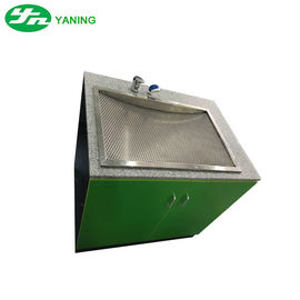 سینک ظرفشویی دستی کوچک پزشکی با دال مرمری و توری فیلتر فولادی ضد زنگ