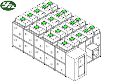 سفارشی ISO 5 ماژولار قاب عمودی SS304 Cleanrooms برای صنعت ابزار دقیق در پرتغال