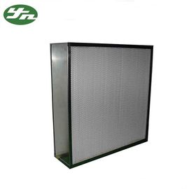 فیلتر هوای Deep Pleat HEPA H10 - قاب فولادی گالوانیزه H14 برای اتاق تمیز