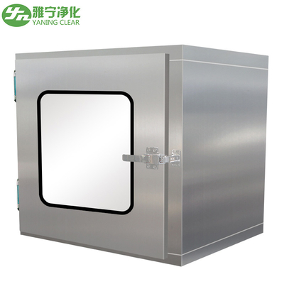پنجره مینی پاس با اندازه سفارشی Cleanroom Pass Box با پنجره پرسپکتیو
