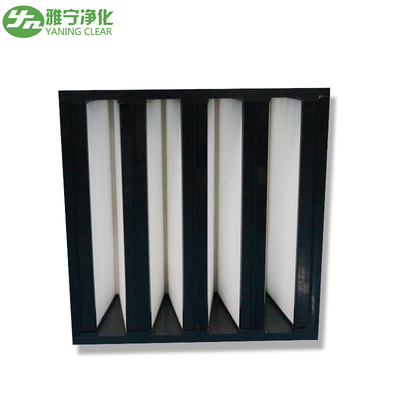 فیلتر بانکی F7 F8 F9 H10 V با قاب پلاستیکی ABS