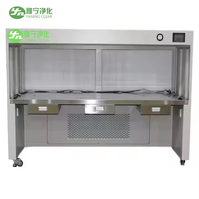ایستگاه کار فولاد فولاد کلاس 100 فیلتر HEPA صاف صندلی اندازه داخلی 1150 * 720 * 540mm