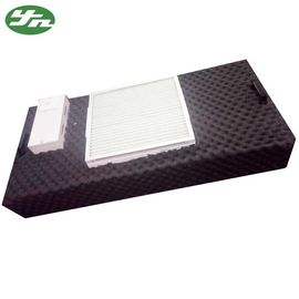 واحد فیلتر فن Hepa FFU سقفی سبک وزن با عایق مشکی نخی
