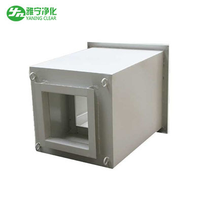 Simple Structure Clean Room Hepa Filter Box ماژول جریان آرام 2000m³/H حجم هوا
