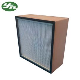 قاب چوبی جداکننده کاغذ فیلتر هپا چین دار عمیق 1500 متر مکعب در ساعت حجم هوا برای اتاق تمیز