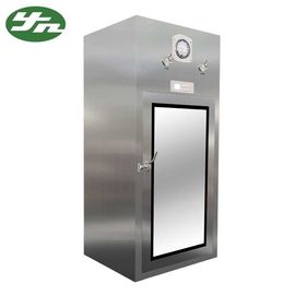 واحد فیلتر فن Cleanroom Pass Through Chambers , جعبه عبور دوش هوا مواد فولادی سرد