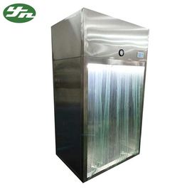 فولاد ضد زنگ 304 سیستم جریان هوا اتاق تمیز خیمه نمونه گیری 0.8kw با چرخ