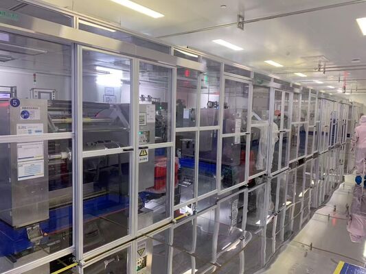 غرفه تمیز ماژولار نصب سریع با سرعت هوای قابل تنظیم 0.3-0.5 متر بر ثانیه و فیلتر HEPA H14 برای مونتاژ بدون ابزار