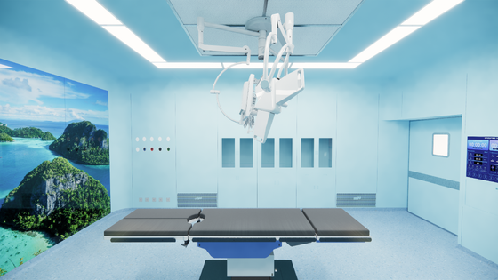 Containerized Portable Operating Room ISO Class 5 Laminar Flow Ceiling for Mobile Field Hospitals