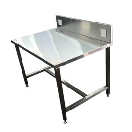 میز کار سنگین استیل 1500*600*850 پریز برق