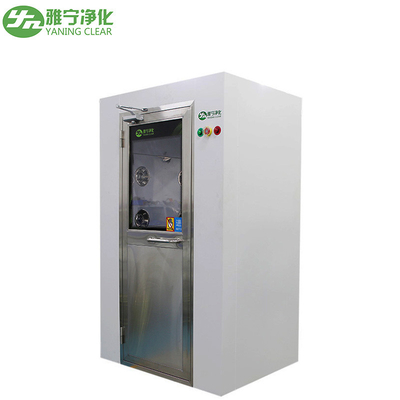 پوشش پودری 1100 واتی Cleanroom Air Shower 201 فولاد ضد زنگ